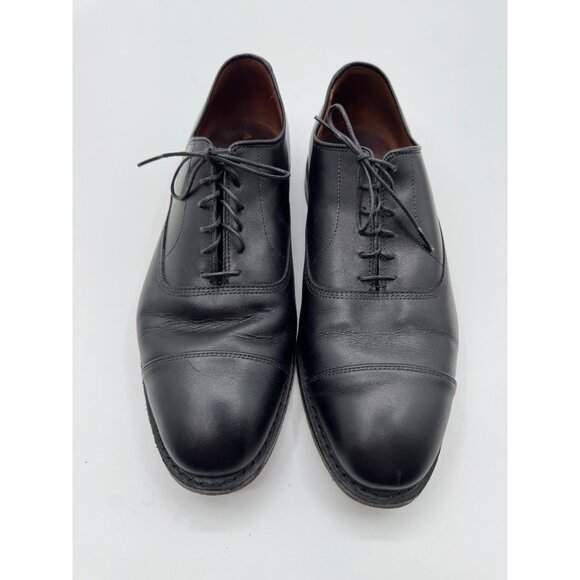 Allen Edmonds Mens Park Avenue Black Leather Lace-Up Oxfords Size 10.5 D - Picture 2 of 13